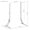 Soporte de monitor Vivolink VLMT400B ajustable en altura orientable inclinable