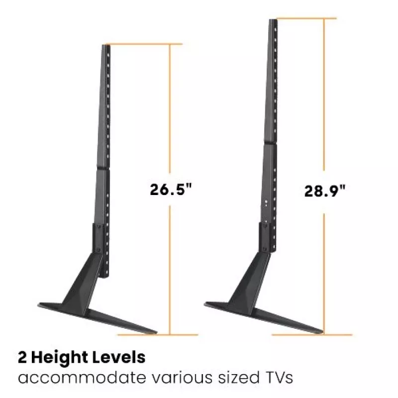 Soporte de monitor Vivolink VLMT400B ajustable en altura orientable inclinable