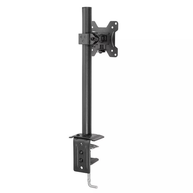 Lindy Single Display Short Bracket con mástil y abrazadera de mesa