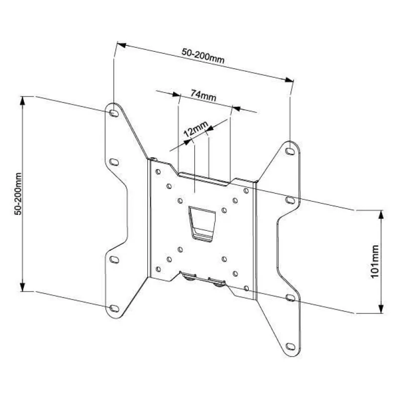 Soporte de pared para TV Vivolink VLMW1337 94 cm (37