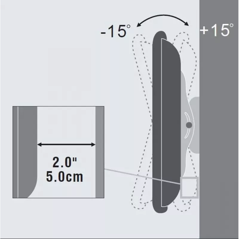 Soporte de pared/pie para TV Vivolink VLMW2355T 139,7 cm (55