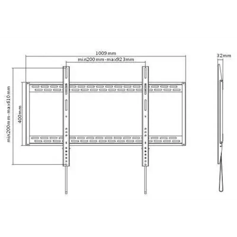 Soporte/pie para TV Vivolink VLMW60100 2,54 m (100