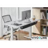Gestión de cables Vivolink VLUDCM914 acero negro 914 mm