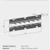 Gestión de cables Vivolink VLUDCM914 acero negro 914 mm