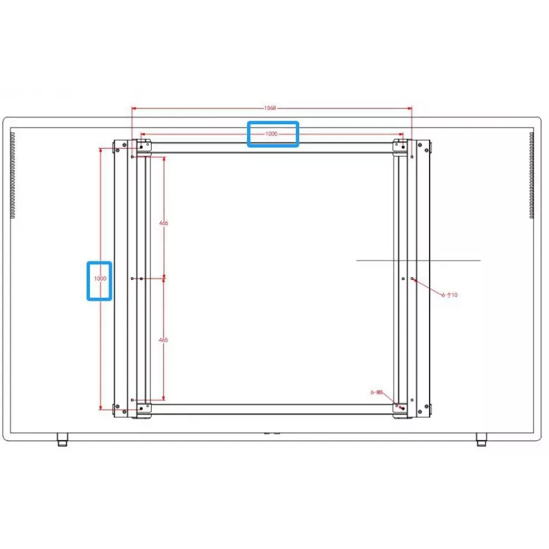 Ernitec Monitor antivandálico 4K UHD 24/7 de 86 pulgadas, IP67, IK10, 3000 nits, vertical