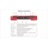 Ernitec 0070-24107-TESTER monitor de pruebas CCTV, 17,8 cm (7 pulgadas), pantalla táctil, 4K, correa de muñeca, gris/rojo