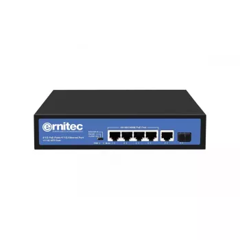 Switch de red Ernitec ELECTRA-U04-1GB-60W 4 puertos 1 GB 60 W