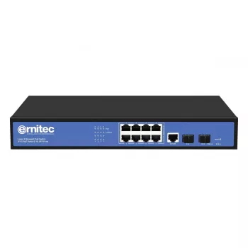Switch de red Ernitec ELECTRA-M08-1GB-150W 8 puertos 1 GB 150 W