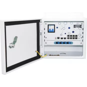 Ernitec ELECTRA-M10-OUTDOOR-200 switch de red gestionado L2 Gigabit Ethernet (10/100/1000) Power over Ethernet (PoE) gris