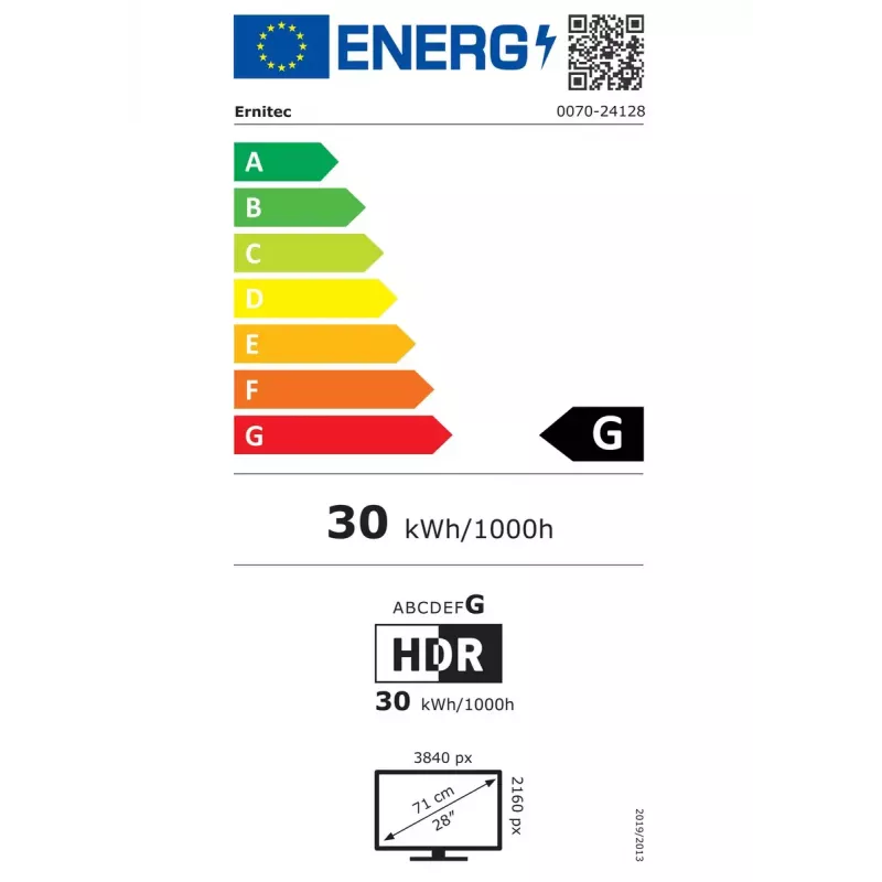 Ernitec 0070-24228-AC monitor de vigilancia, 71,1 cm (28 pulgadas)