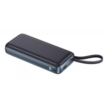 Batería externa SANDBERG All-in1 Powerbank 20000 PD 67W — 20000 mAh LiPo, 1×USB-A, 1×USB-C, 15W de potencia de salida, negro/gris