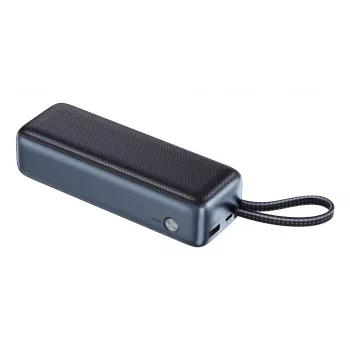 Batería externa portátil SANDBERG All-in1 Powerbank 20000 PD 130W — 20000 mAh, LiPo, USB-A 1x, USB-C 1x, 130 W, negro/gris
