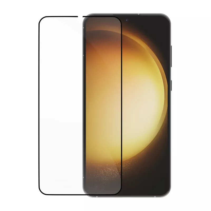 Protector de pantalla dbramante1928 Eco-Shield Galaxy S23+ negro edge mate resistente al polvo y a los arañazos