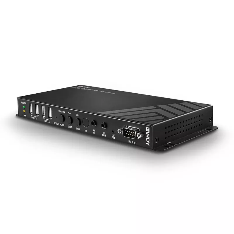 Receptor AV Lindy 4K HDMI y USB over IP Extender Receiver
