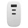 Cargador rápido GaN Native Union Fast Gan Charger Pd 67W blanco Intl 2C1A USB‑C 2 conexiones 67W AC 100–240V protección contra sobrecorriente, sobretensión y sobrecalentamiento
