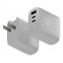 Cargador rápido GaN Native Union Fast Gan Charger Pd 67W blanco Intl 2C1A USB‑C 2 conexiones 67W AC 100–240V protección contra sobrecorriente, sobretensión y sobrecalentamiento