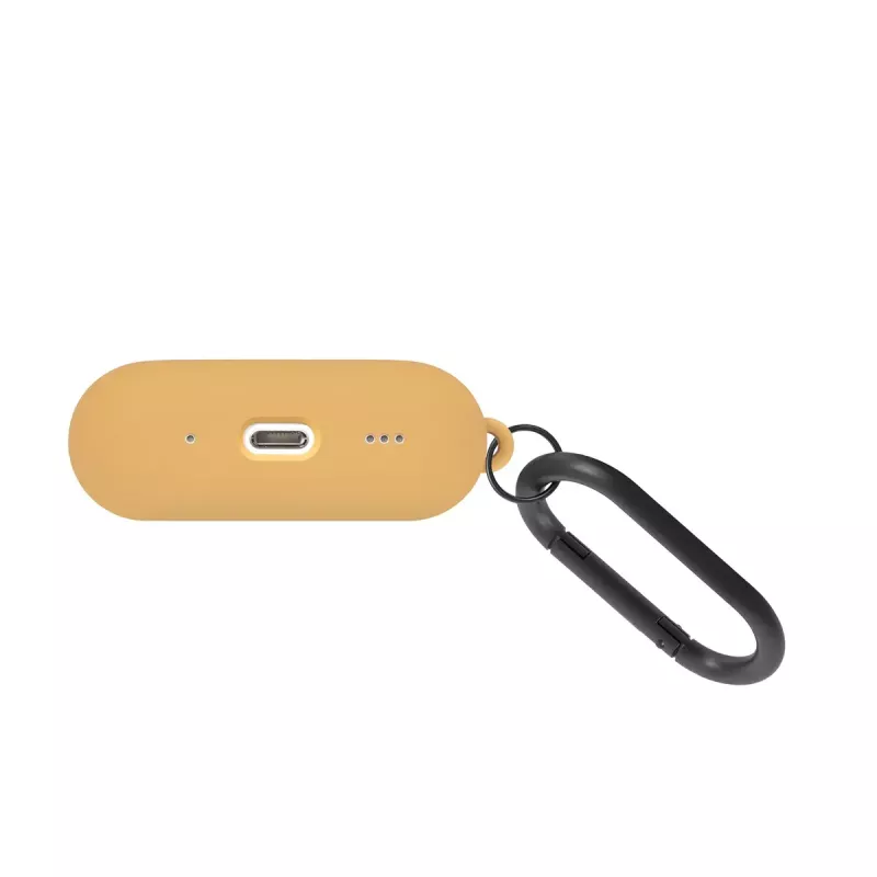 Native Union Roam funda para AirPods Pro 2, aluminio, policarbonato, silicona, acero, 16 g, amarilla