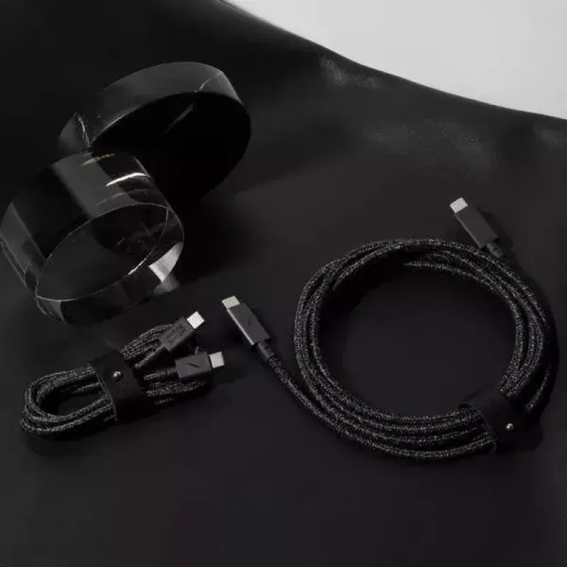 Cable USB-C Native Union BELT-C-ZEB-2-NP 1,2 m USB-C a USB-C Negro/Blanco