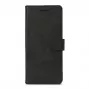 Funda cartera eSTUFF WALES A56 Negro — funda tipo cartera para móvil, negra, funda de material