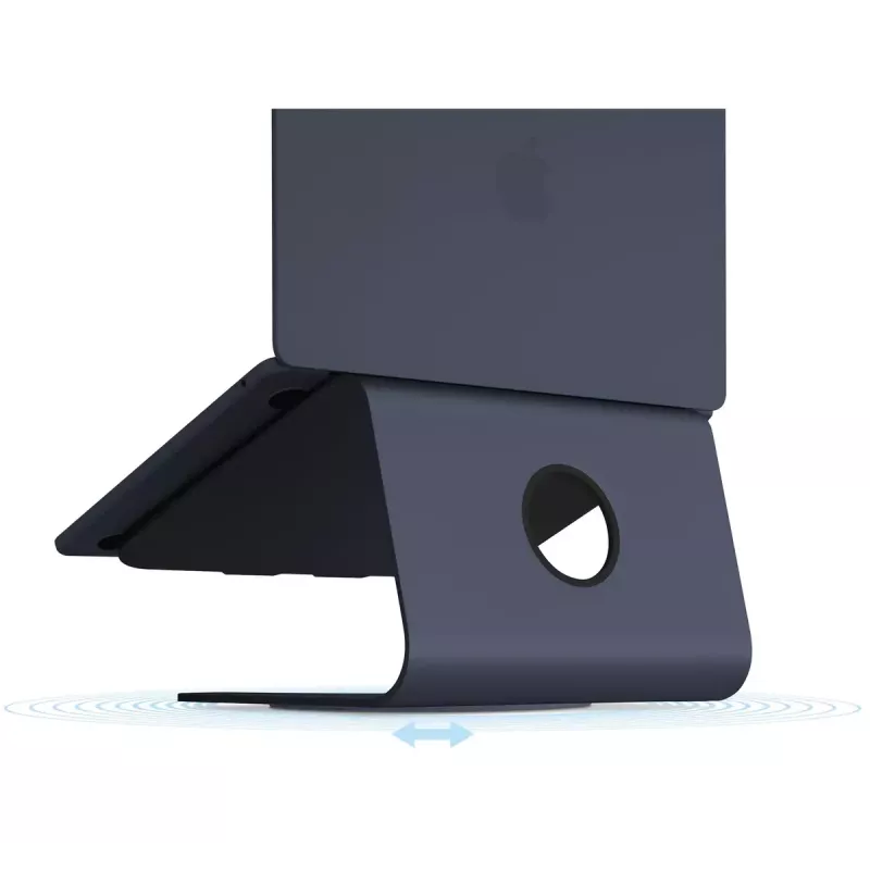 Soporte para portátil Rain Design MSTAND360 360° giratorio negro aluminio