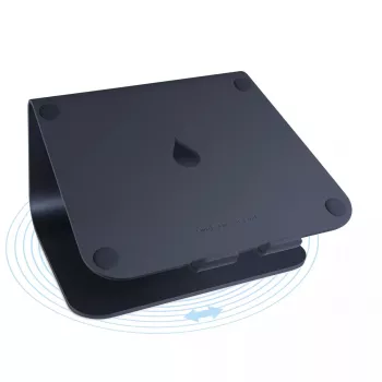 Soporte para portátil Rain Design MSTAND360 360° giratorio negro aluminio