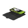 Funda tipo folio dbramante1928 Lynge MagSafe iPhone 16 negra 3 compartimentos para tarjetas