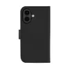 Funda tipo folio dbramante1928 Lynge MagSafe iPhone 16 negra 3 compartimentos para tarjetas