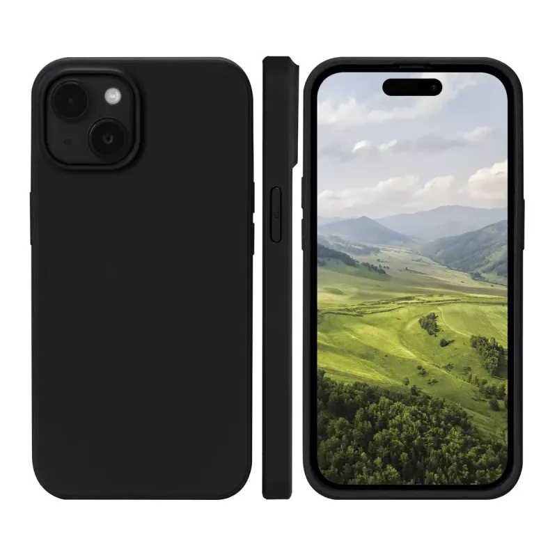 Funda dbramante1928 Greenland iPhone 15 Night negro monocromático