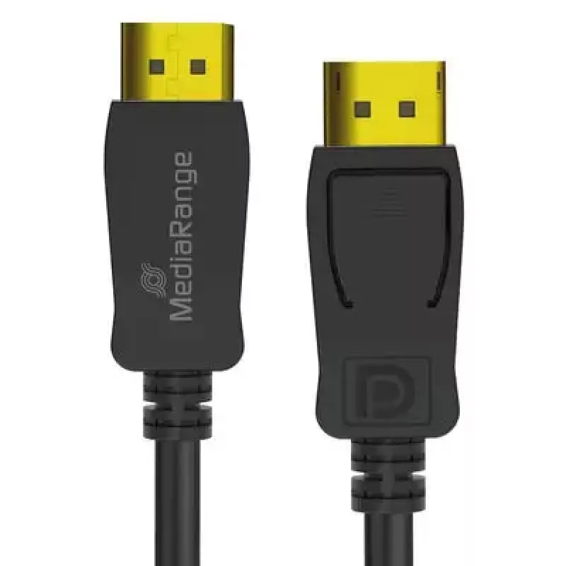 Cable DisplayPort MediaRange MRCS248 2 m, DisplayPort a DisplayPort, negro