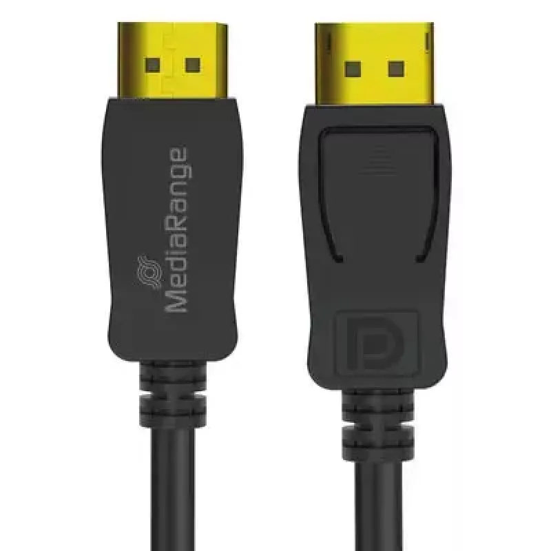 Cable DisplayPort MediaRange MRCS248 2 m, DisplayPort a DisplayPort, negro