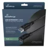 Cable USB-A a USB-A MediaRange MRCS241 USB 3.2 Gen 1 (5 Gbit/s) 5 m negro