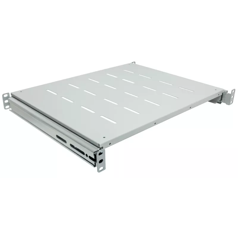 Bandeja extraíble Intellinet 19 pulgadas, 1HE, para armarios y racks de 600 a 800 mm de profundidad, profundidad de bandeja 350 mm, gris