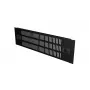 Panel ciego ventilado Lanview RAB405BL — acero, negro, 482×88×15 mm (accesorio para rack)