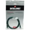 Intellinet 318990 cable de conexión de red, Cat5e, U/UTP, 2x RJ45, con protectores, 2 m, verde
