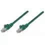 Intellinet 318990 cable de conexión de red, Cat5e, U/UTP, 2x RJ45, con protectores, 2 m, verde