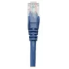 Intellinet 319775 cable de conexión de red, Cat5e, U/UTP, RJ45, 3 m, conectores moldeados sin enganche, azul