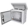 Armario rack Lanview RCCTV002 0U, IP66, 600×300×550 mm, 40 kg, blanco