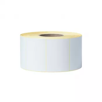 Brother Premium - Semibrillante - Cara superior recubierta - blanco - 102 x 74 mm 11600 etiqueta(s) (4 rollo(s)