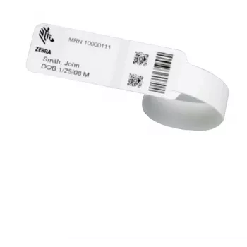 Zebra 10031289K Pulsera Blanca Pulsera hospitalaria