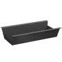 Canaleta recta para cables Bachmann CONI COVER negra acero 430x190x119 mm