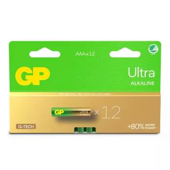 Pila desechable alcalina GP GP24AU AAA 44,5 mm de altura 11,5 g cilíndrica vida útil 10 años certificada IEC 60086-2:2021