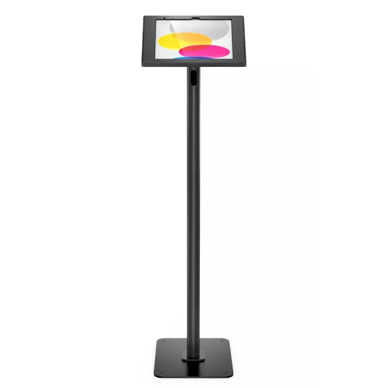 Compulocks iPad 10.ª–11.ª gen carcasa Swell soporte de suelo Swift negro tamaño máximo de pantalla 11