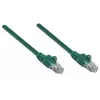 Intellinet 342469 cable de conexión de red, Cat6, U/UTP, RJ45, 0,5 m, moldeado, verde