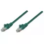 Intellinet 342469 cable de conexión de red, Cat6, U/UTP, RJ45, 0,5 m, moldeado, verde