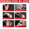 Displex protector de pantalla (10H) para Apple iPhone XR/11, marco de montaje Eco, vidrio templado, protector antirrayaduras, compatible con funda