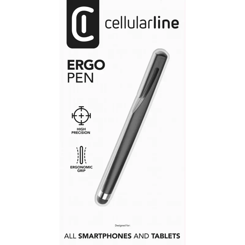 Cellularline Ergo Pen - lápiz táctil universal con agarre ergonómico