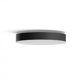 Lámpara de techo inteligente Philips Hue White Ambience Enrave grande negra