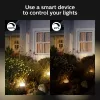 Lámpara de pared de exterior inteligente Philips Hue White Welcome Floodlight, 20,5 W LED, entrada 220–240 V, bombilla 24 V, negra, 160×220×153 mm
