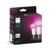 Philips Hue White and colour ambience A60 – E27 smart bulb – 1100 (pack de 2)