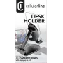 Cellularline Desk Holder - soporte universal de sobremesa plegable para smartphones y tablets